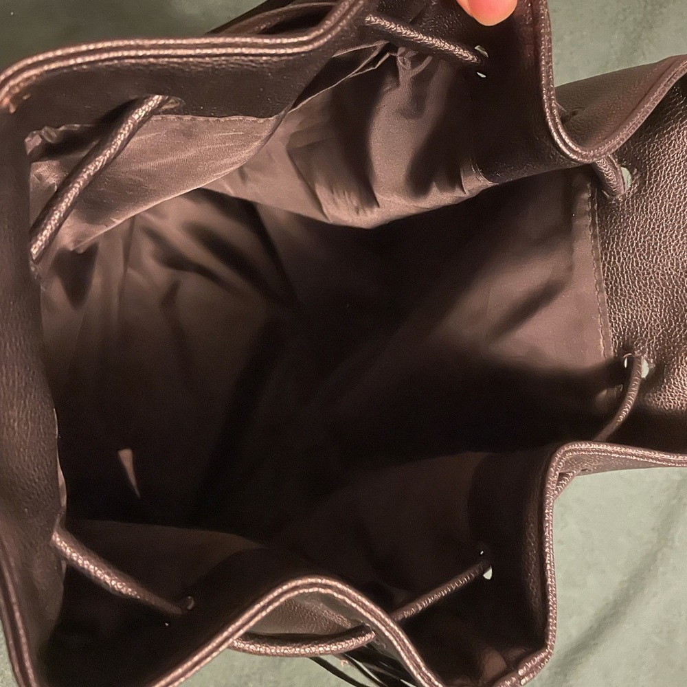 Victoria’s Secret Drawstring Fringe Bag Backpack - Picture 9 of 14